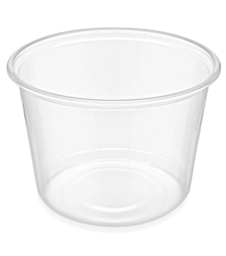 Clear Round Deli Containers - 16oz - 500pc/cs