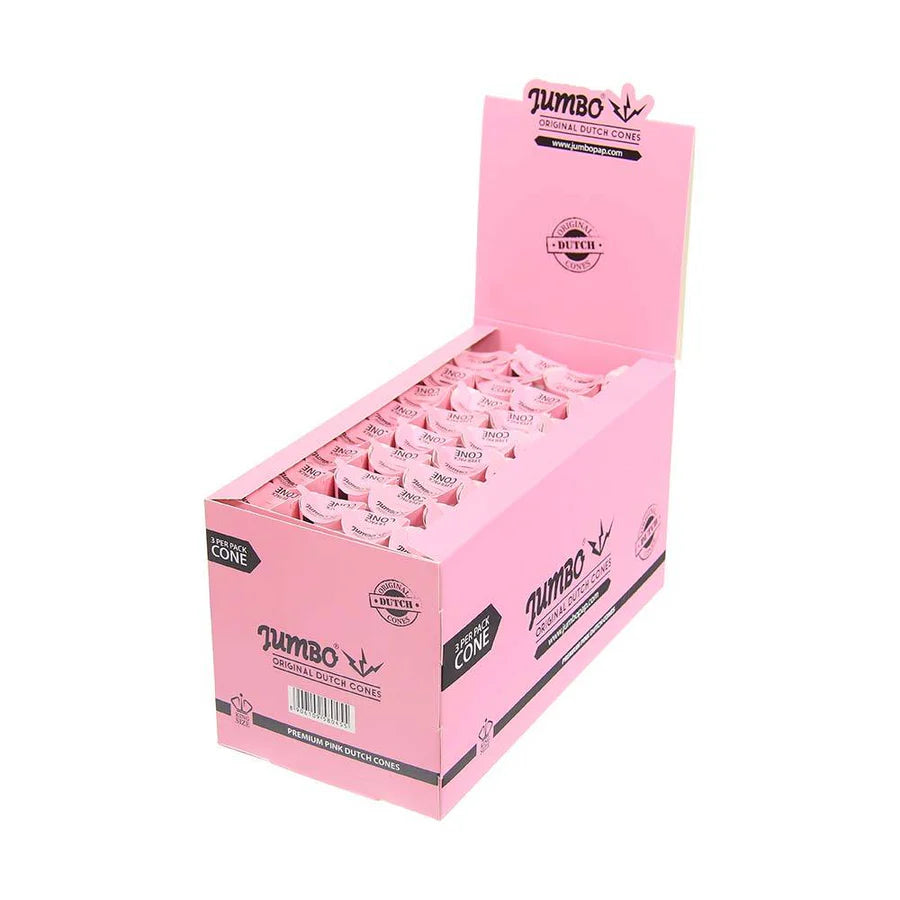 Jumbo King Size Cones 3 Cones Per Pack (32pcs/Display)