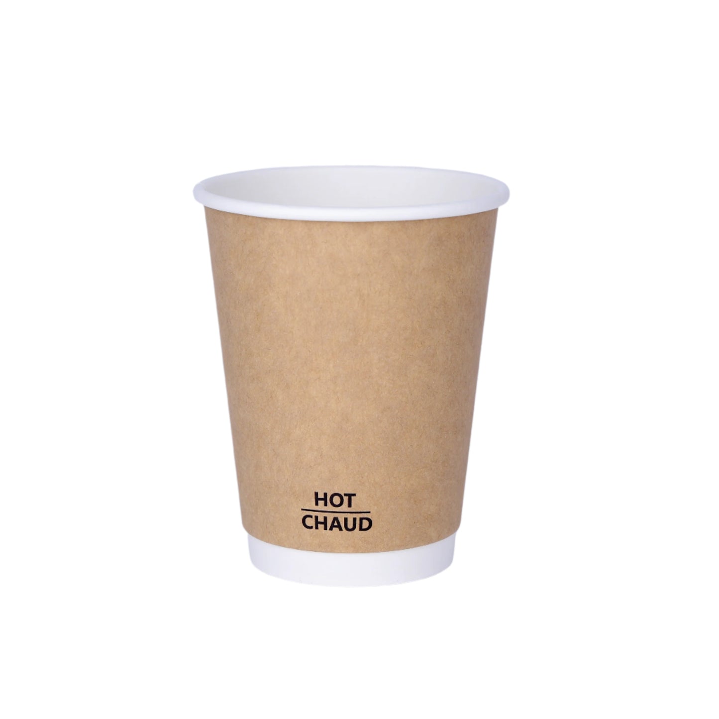 ESSENTIALX - Kraft Hot Double Wall Paper Cups - 500PCS/CTN - 8oz to 16OZ