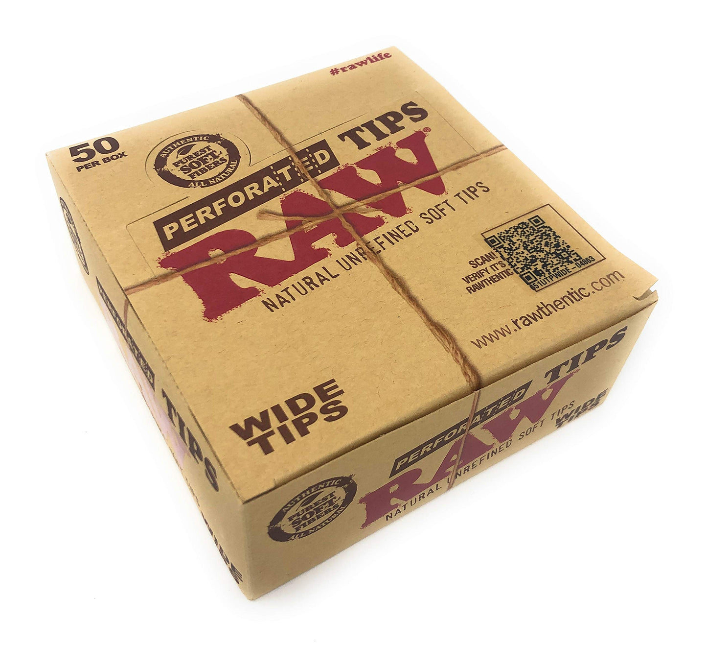 RAW Tips Wide Perforated - 50 Pack