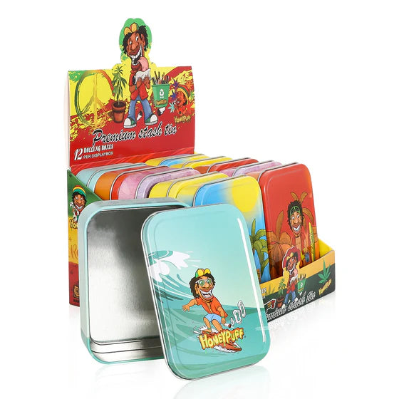 Premium Stash Tin Box of 12