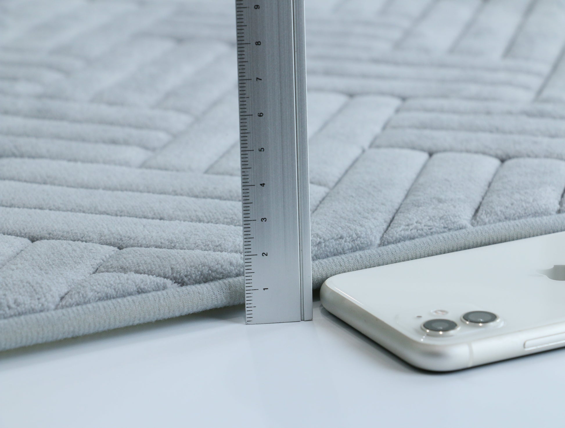 Bathroom Mat Size Gray