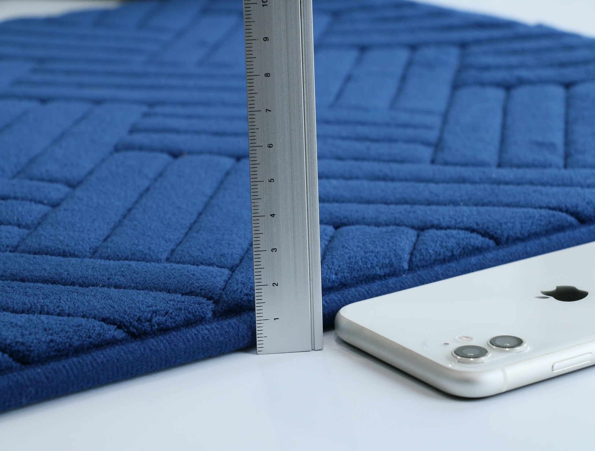 Bathroom Mat Size NavyBlue