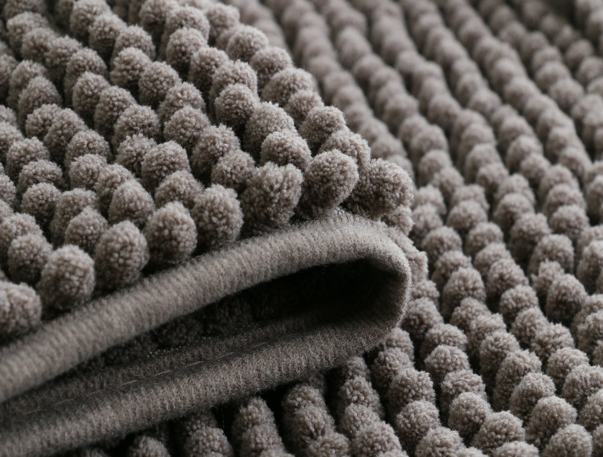 Chenille Microfiber Bathroom and Floor Mat DarkGray