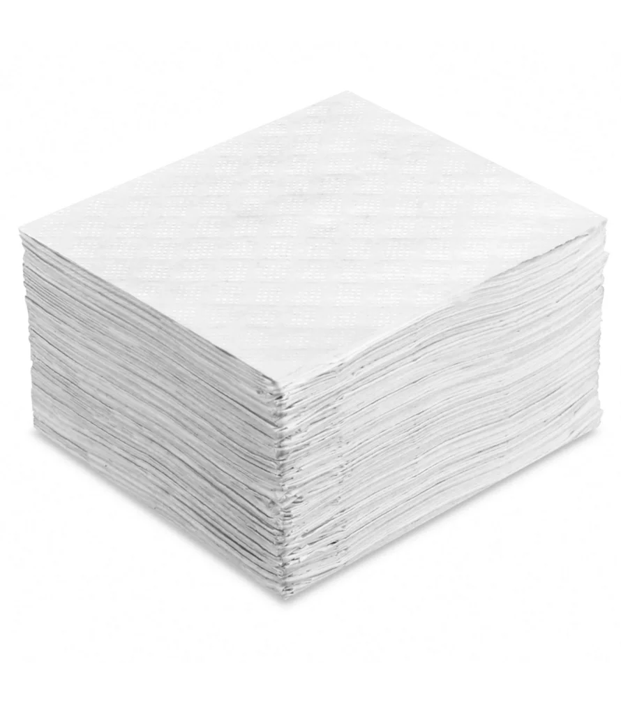 EssentialX - 1 Ply Cocktail Napkins 1/4 Fold - White - 4000pc