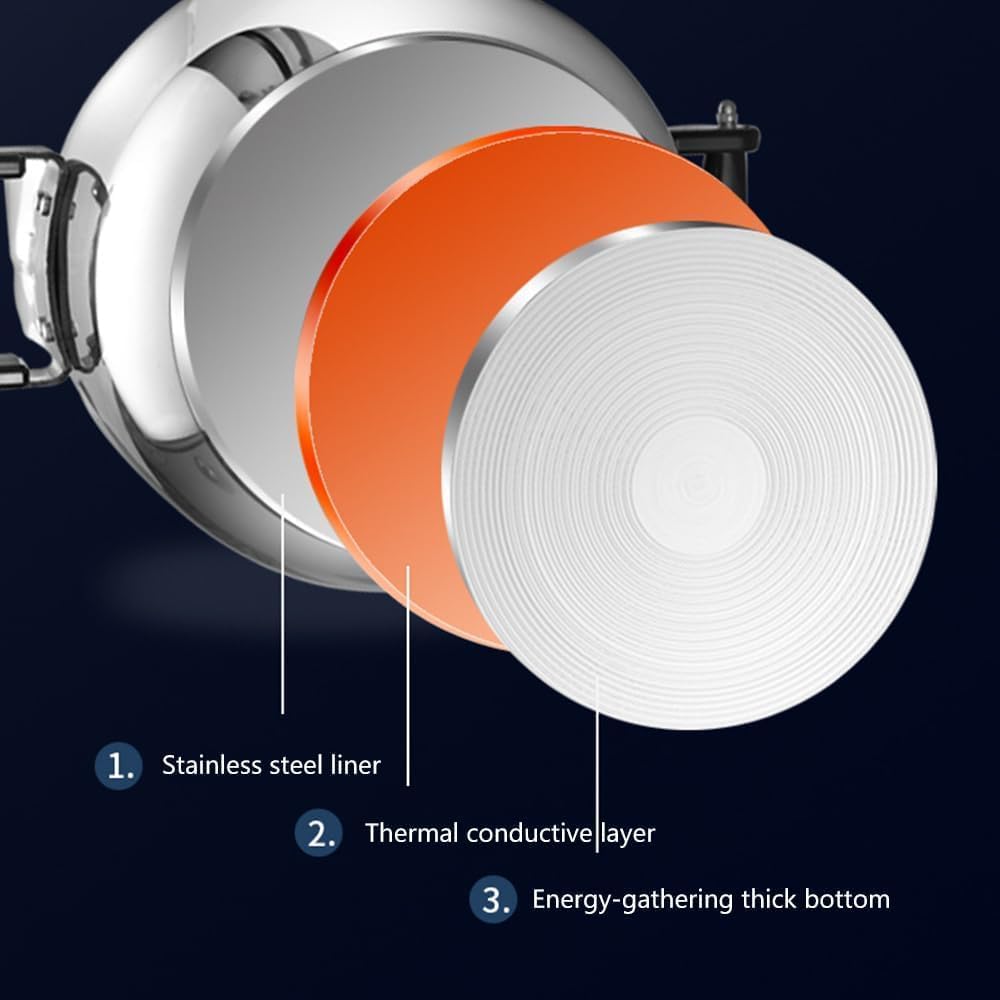 30CM/15L One-piece Pressure Cooker