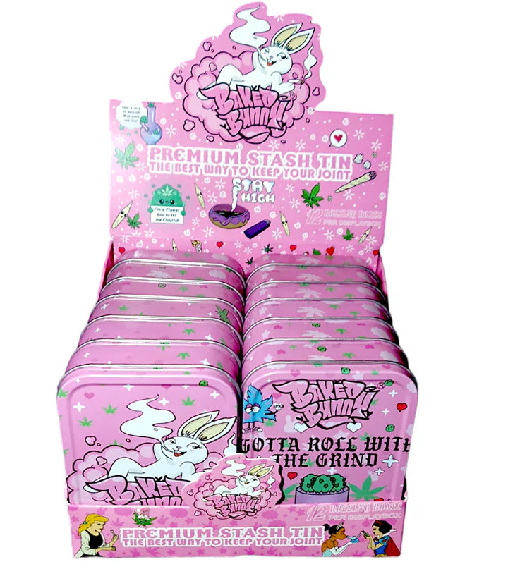 Premium Stash Tin Box of 12