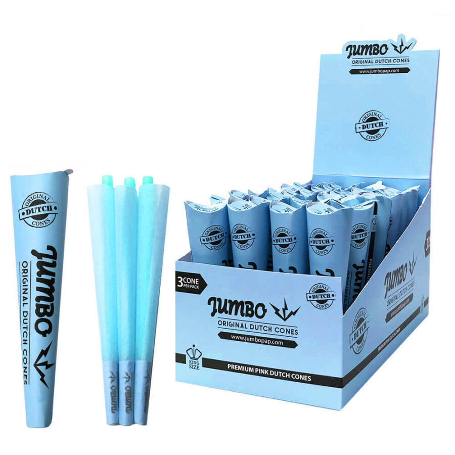 Jumbo King Size Cones 3 Cones Per Pack (32pcs/Display)