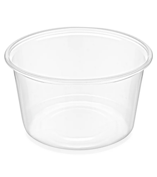 Clear Round Deli Containers - 12oz - 500pc/cs