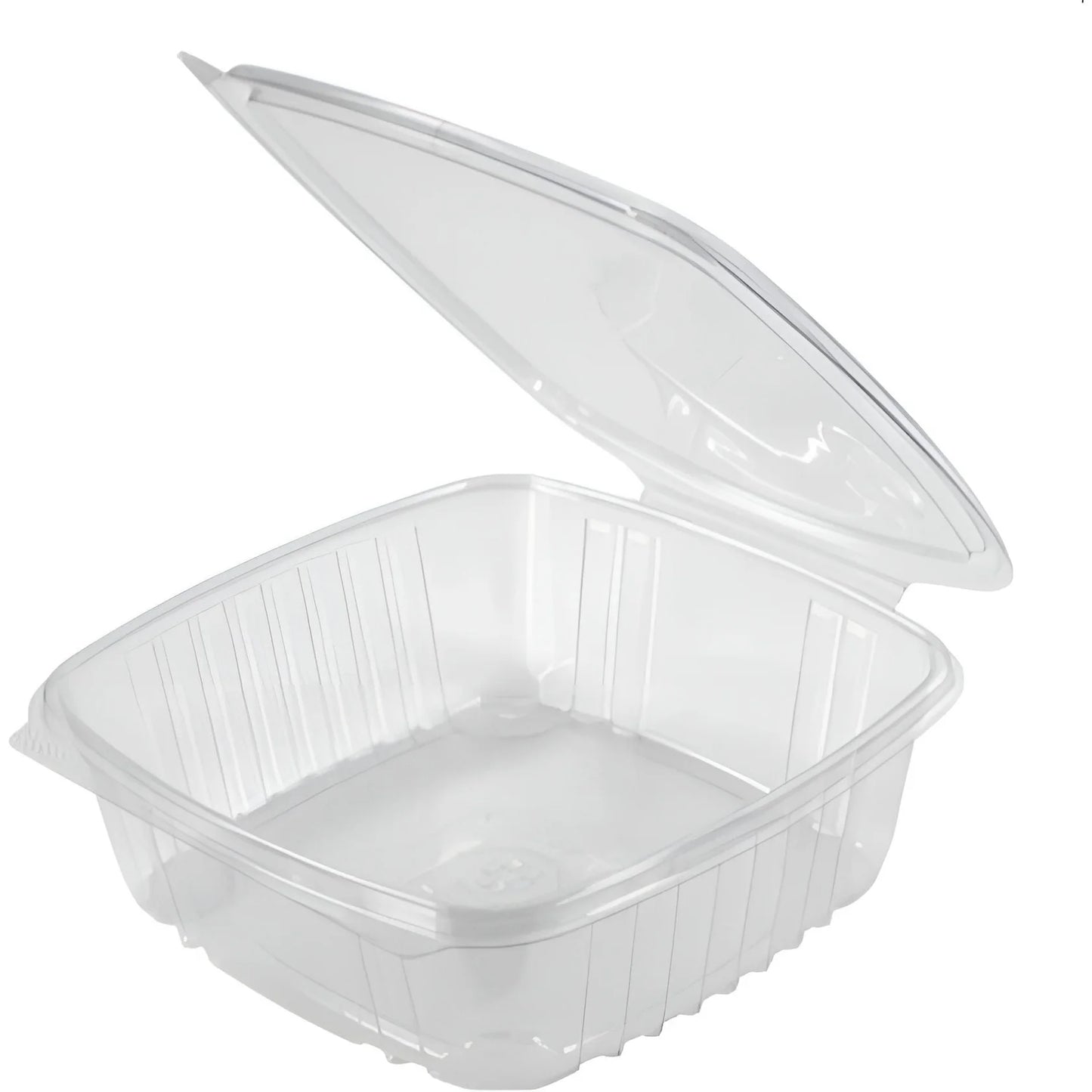 PET Hinged Rectangle Clear Container - 24oz - 200pc