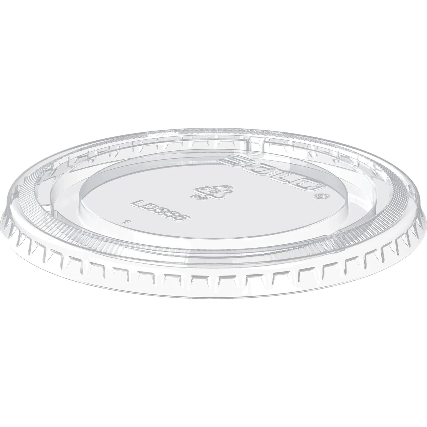 EssentialX- 1oz PET Flat Portion Cup Lids- 2500pcs/ctn