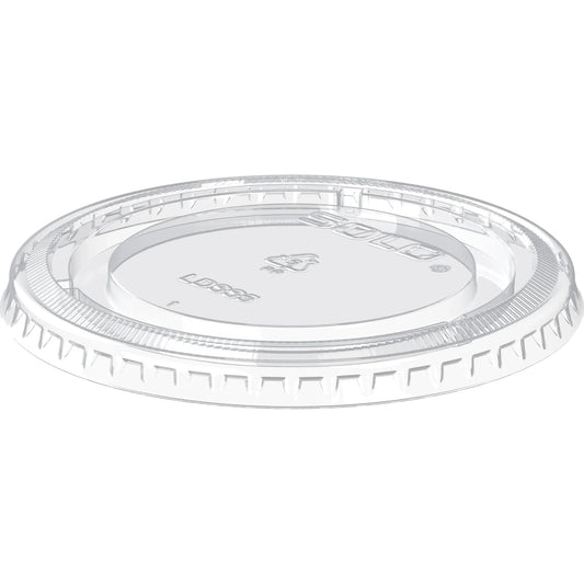 EssentialX- 1oz PET Flat Portion Cup Lids- 2500pcs/ctn