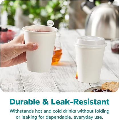 ESSENTIALX - White Hot Paper Cups - 1000PCS/CTN - 8oz to 20oz