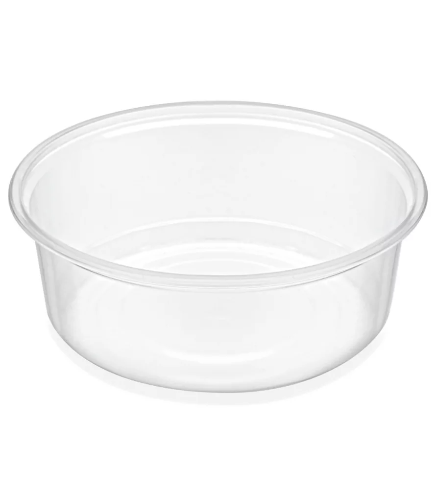 Clear Round Deli Containers - 8oz - 500pc/cs