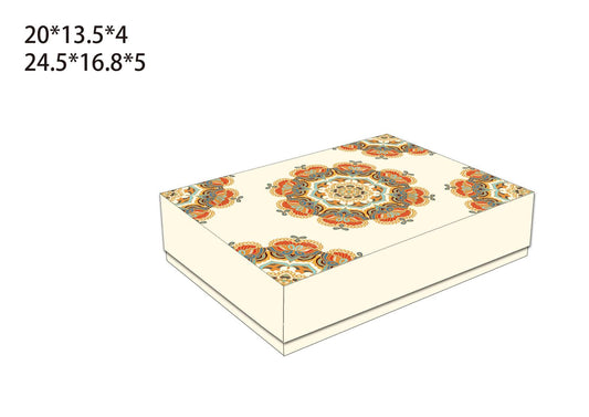 2PC Sweet Box Rectangular Set 32Sets/Box