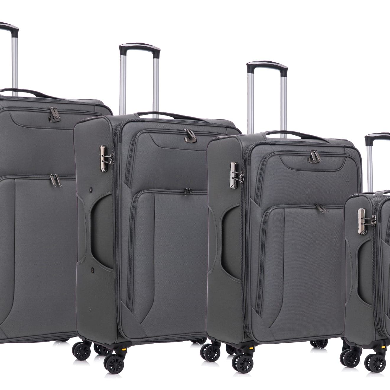AT-23001 American Traveller 4pc Set Soft Luggage