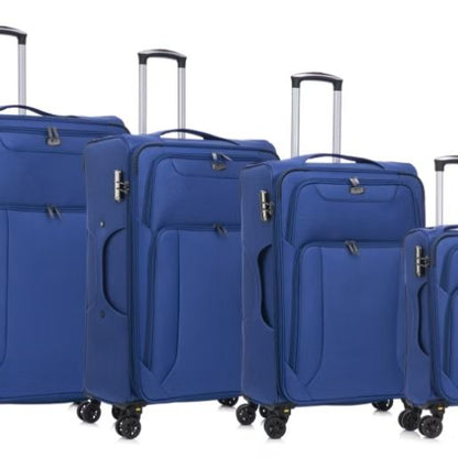 AT-23001 American Traveller 4pc Set Soft Luggage