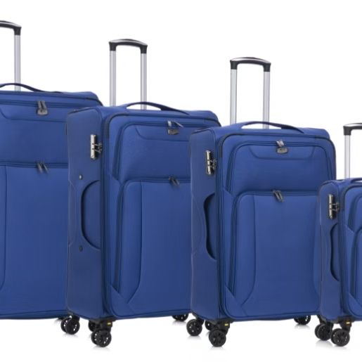 AT-23001 American Traveller 4pc Set Soft Luggage
