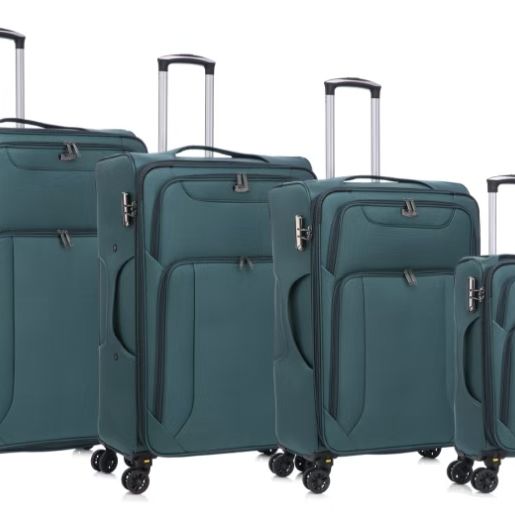 AT-23001 American Traveller 4pc Set Soft Luggage
