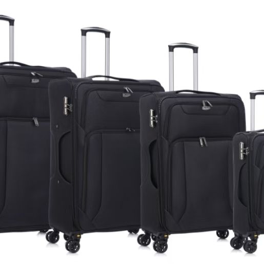 AT-23001 American Traveller 4pc Set Soft Luggage