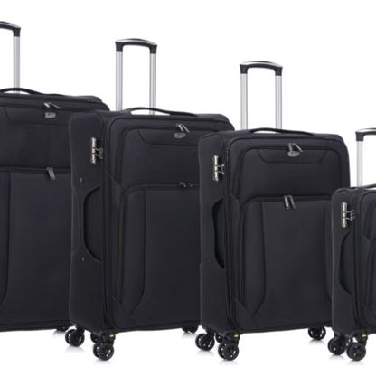 AT-23001 American Traveller 4pc Set Soft Luggage