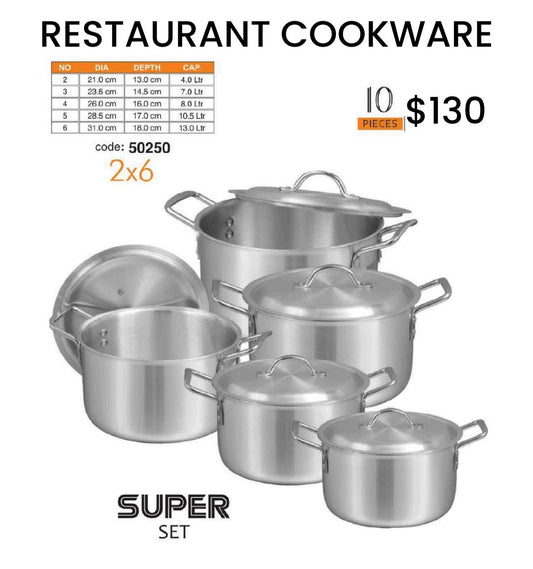 Sonex-50250 Aluminium Super Set 2x6