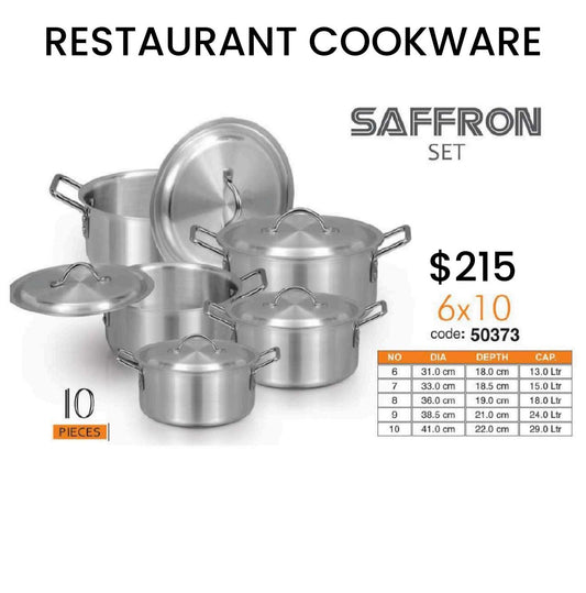 Sonex-50373 Aluminium Saffron Set 6x10