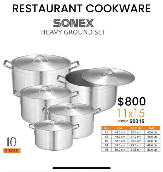 Sonex-50315 Aluminium Sonex Heavy Ground Set 11x15