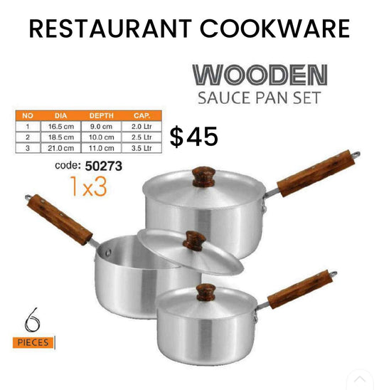 Sonex-50273 Aluminium Sauce Pot Set 1x3