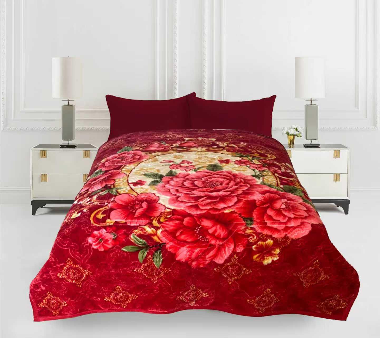 Imperial Home 10lb/4.5kg Heavy Thick Plush Mink Blanket Box of 8