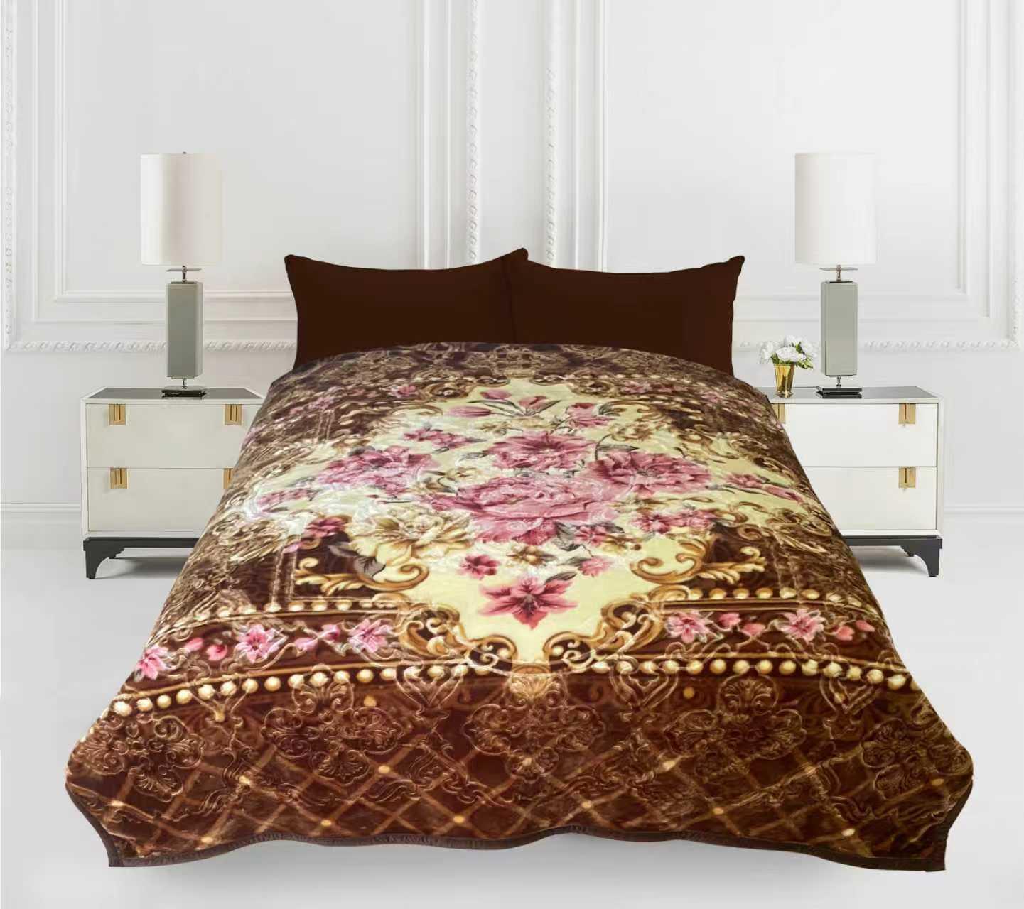 Imperial Home 10lb/4.5kg Heavy Thick Plush Mink Blanket Box of 8