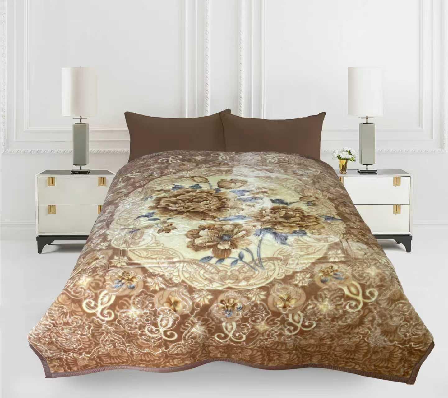 Imperial Home 10lb/4.5kg Heavy Thick Plush Mink Blanket Box of 8