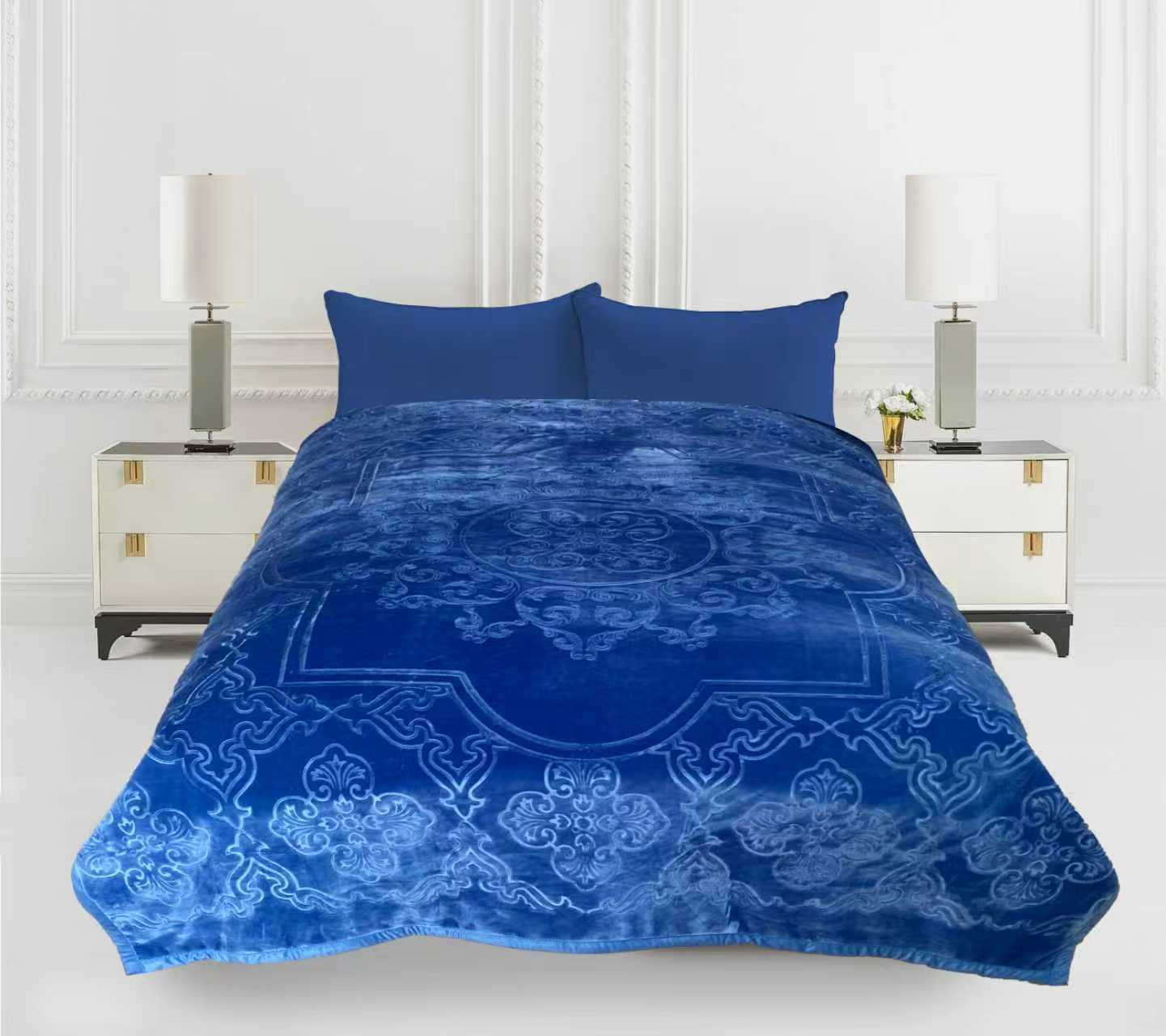 Imperial Home 9lb/4.0kg Heavy Thick Plush Mink Blanket Box of 10