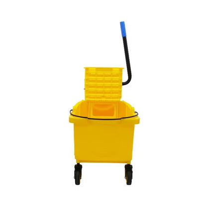 36L Mop Bucket with Down Press Wringer - Yellow