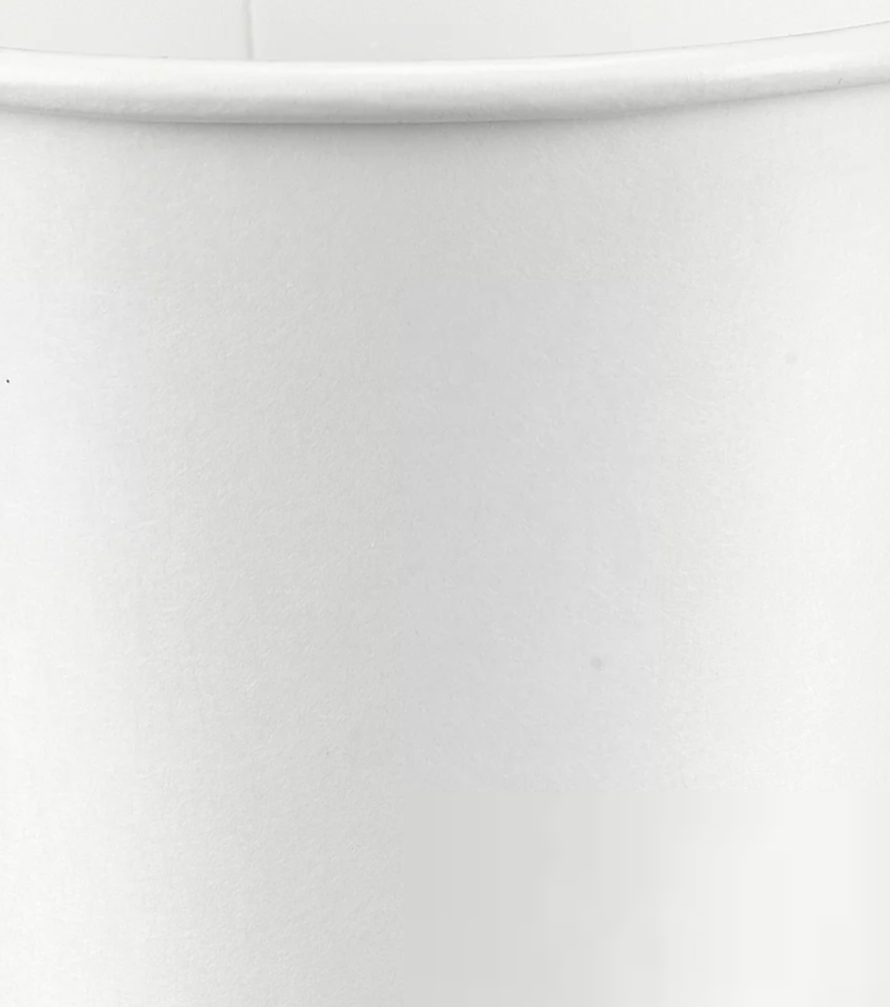 ESSENTIALX - White Hot Paper Cups - 1000PCS/CTN - 8oz to 20oz