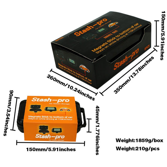 Stash-Pro Car Hidden Storage Display of 8