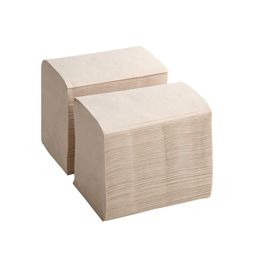 EssentialX - 2 Ply Interfold Napkins 1/2 Fold - Kraft - 6000pc