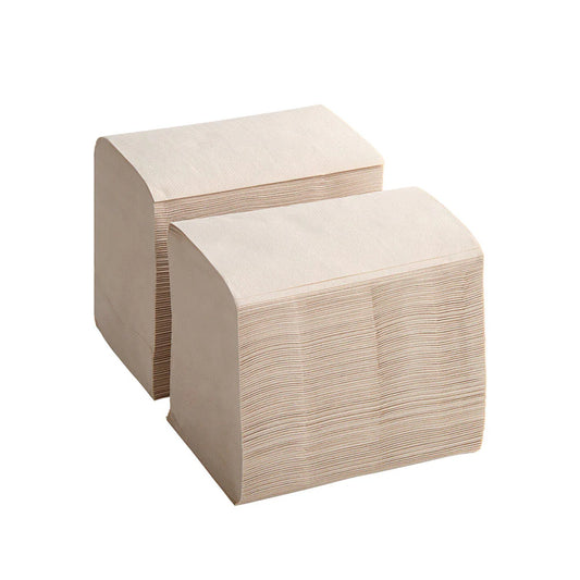 EssentialX - 2 Ply Interfold Napkins 1/2 Fold - Kraft - 6000pc