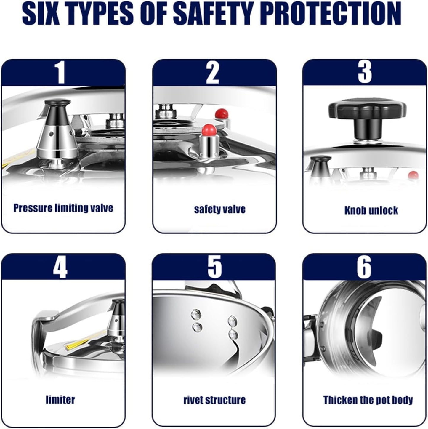 30CM/15L One-piece Pressure Cooker