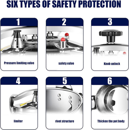 30CM/15L One-piece Pressure Cooker