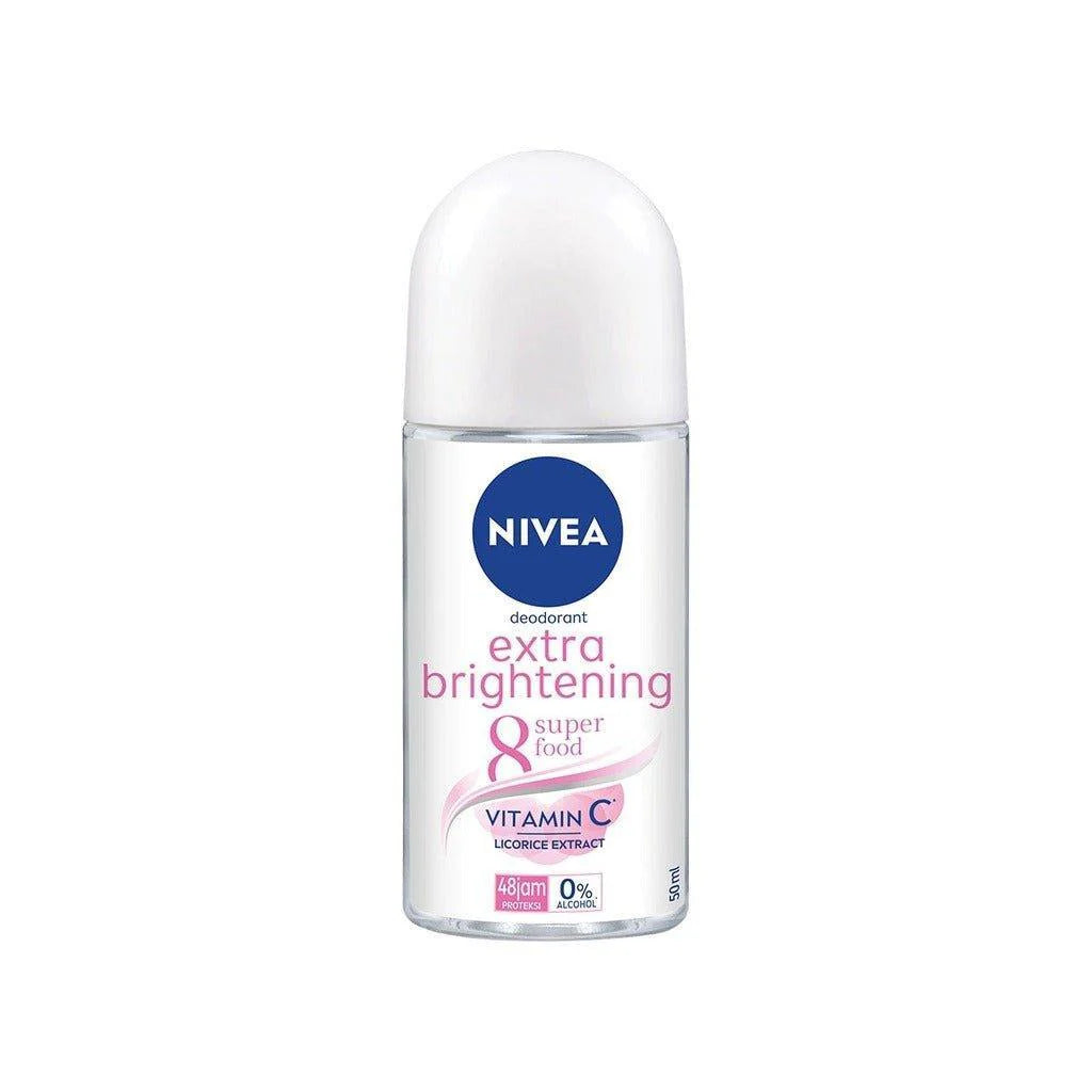 NIVEA Deodorant Extra Brightening Roll On - 50ml
