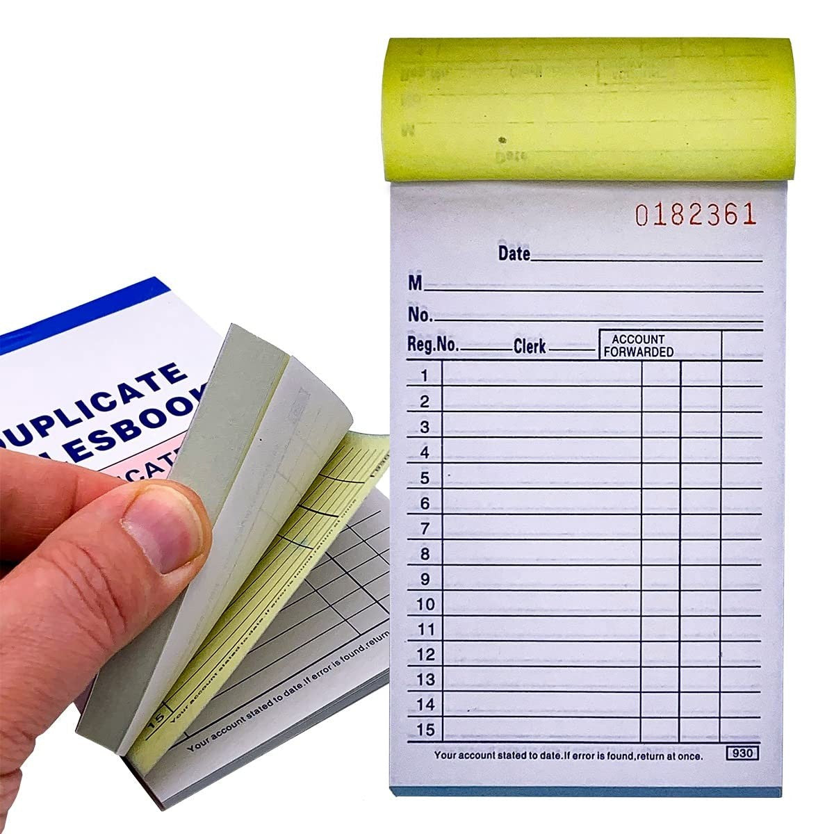 Compact Invoice Book Invoice Book Small - Pack of 8