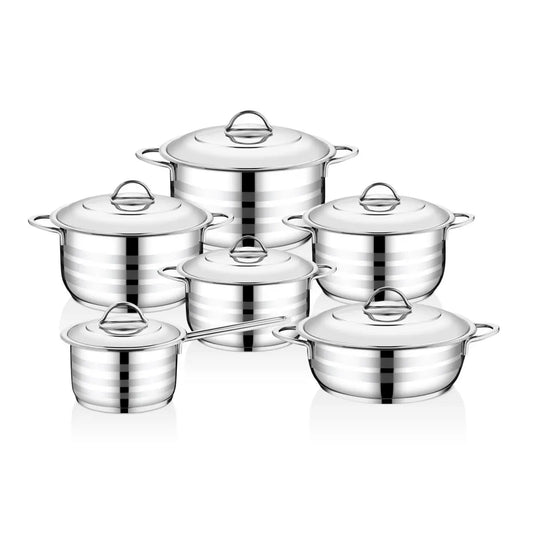 10Pcs Stainless Steel Casserole Set